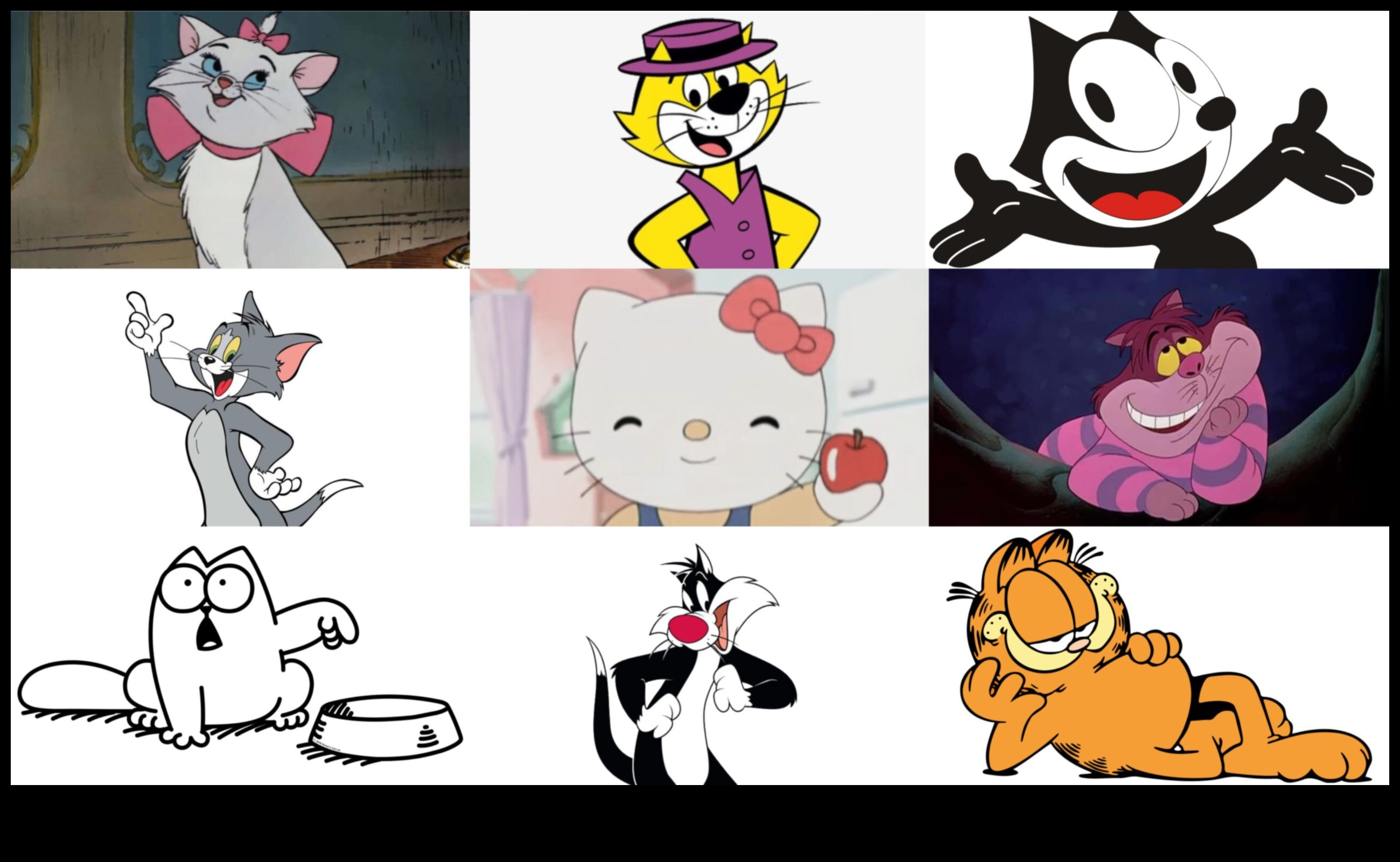 קריקטורות חתולים: סיפורי אנימציה משעשעים בכיכובם של חתולים